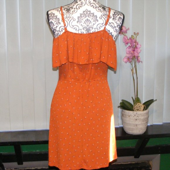 Dark Orange Sundress - Picture 5 of 9